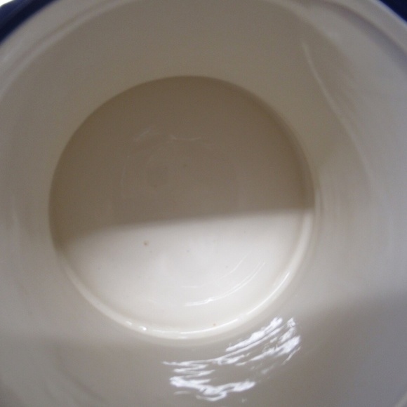 Vintage Bonbons Jar. Vintage cookie jar. Hand painted cookie jar with lid. Large - Picture 6 of 7